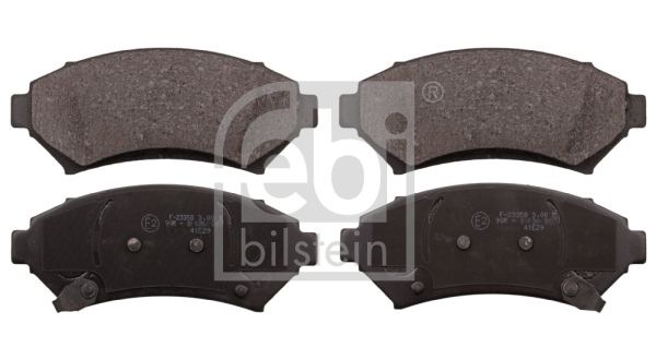 FEBI BILSTEIN Комплект тормозных колодок, дисковый тормоз 116156